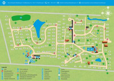 Plattegrond Topparken Recreatiepark Beekbergen