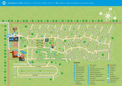 Plattegrond Topparken Recreatiepark 't Gelloo