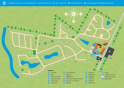 Plattegrond Topparken Résidence De Leuvert