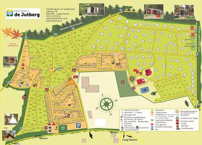 plattegrond Vakantiedorp De Jutberg