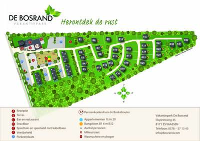 Plattegrond vakantiepark De Bosrand