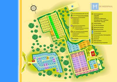 plattegrond vakantiepark de meerpaal