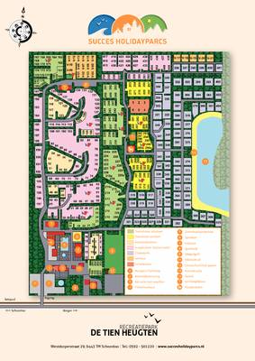 plattegrond vakantiepark De Tien Heugten