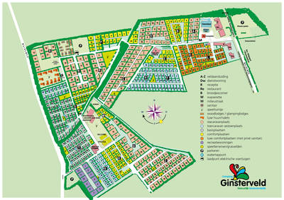 Plattegrond Vakantiepark Ginsterveld