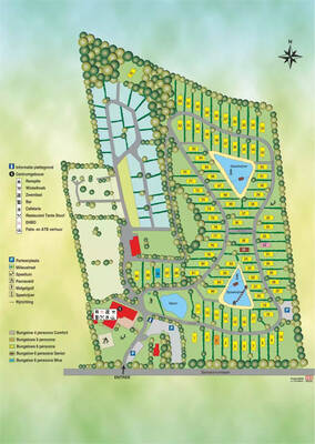 Plattegrond Vakantiepark Hellendoorn