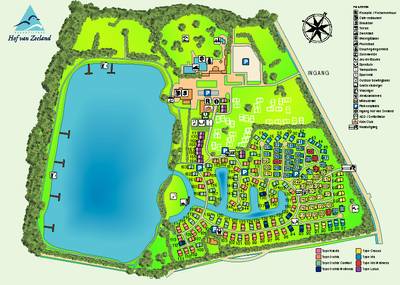 Plattegrond Vakantiepark Hof van Zeeland