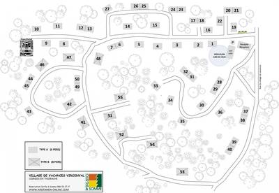 plattegrond village de vacances de oignies Plattegrond Village de Vacances de Oignies