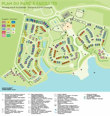 plattegrond Village l’Eau d’Heure