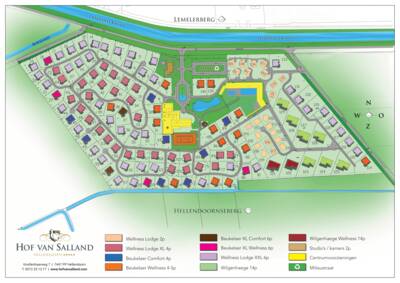 Plattegrond Villapark Hof van Salland