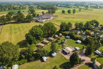 Luchtfoto van vakantiecentrum 't Schuttenbelt