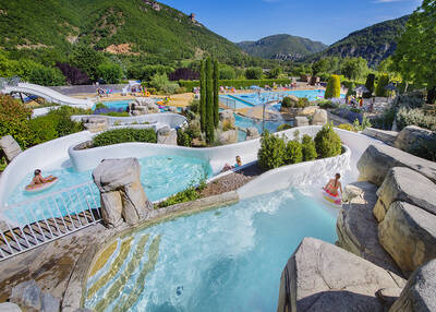 Photo of the water play paradise at holiday park RCN Val de Cantobre