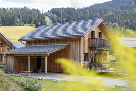 Vakantiehuis met veranda en balkon op Alps Resorts Feriendorf Murau