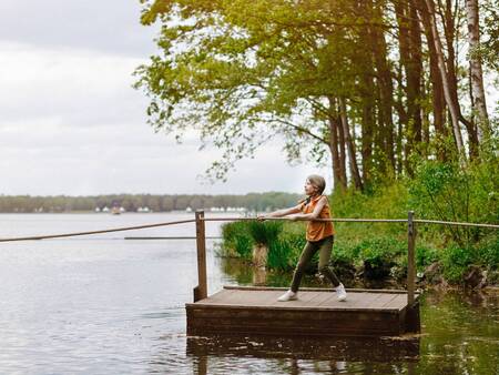 Pontje op vakantiepark Beeksebergen Lake Resort Beekse Bergen