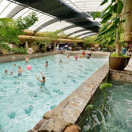 Het golfslagbad van het Aqua Mundo zwemparadijs van Center Parcs Het Meerdal