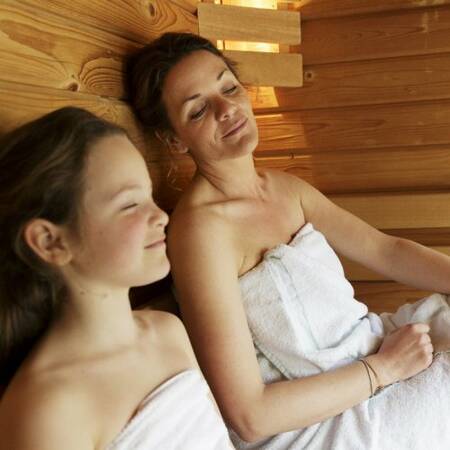 Lekker ontspannen in de sauna van Center Parcs Parc Sandur