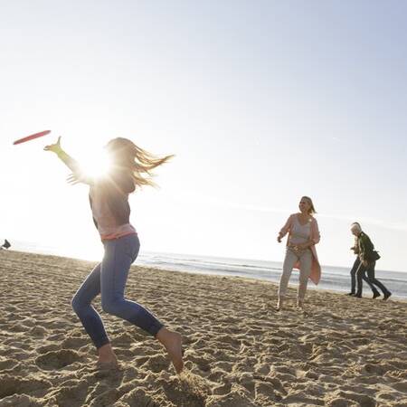 Genieten van het strand en de zee want Center Parcs Park Zandvoort ligt pal aan de kust