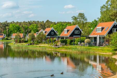Vrijstaande vakantiehuizen aan het meer op vakantiepark EuroParcs de Zanding