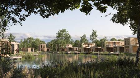 Vakantiehuizen aan het water op vakantiepark Landal De Wedderplassen