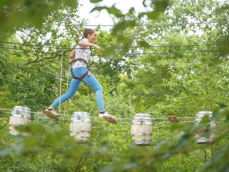 Ga de uitdaging aan in het klimpark op vakantiepark Landal Sonnenberg