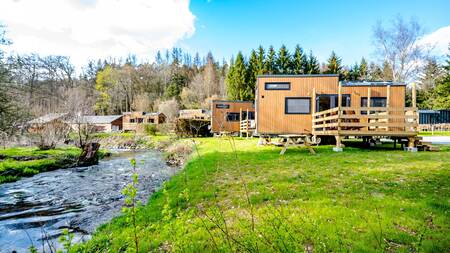 Tiny houses aan de beek op Nature Parc Saint Hubert