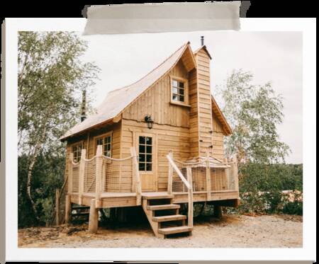 Prachtig houten vakantiehuis op vakantiepark Recreatiedomein Warredal