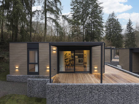 Vrijstaand vakantiehuis met overdekt terras op vakantiepark Resort Walsdorf