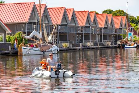 Vakantiehuizen aan de jachthaven van Roompot Havenresort Terherne
