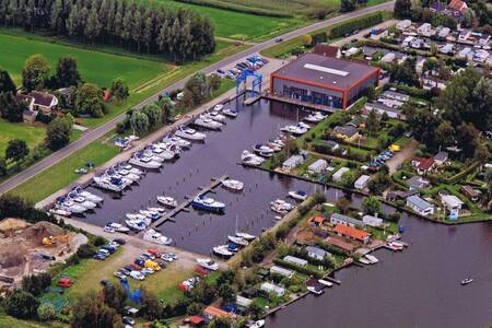 Jachthaven naast vakantiepark Roompot Waterpark Langelille