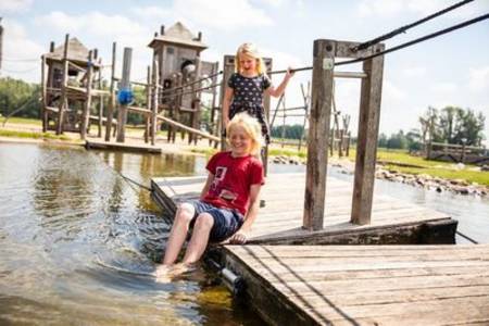 waterspeeltuin op Recreatiepark het Esmeer